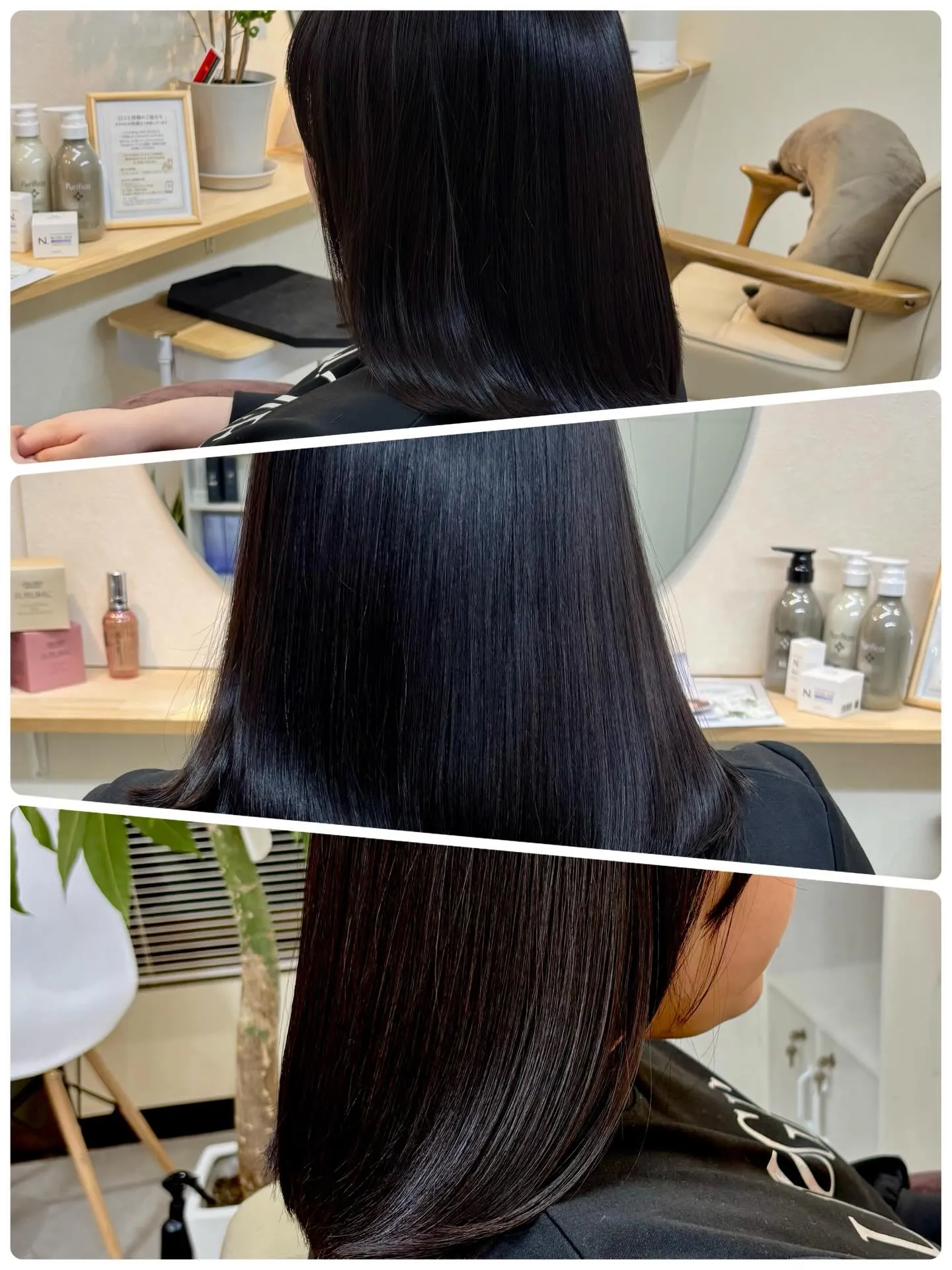 寒いからこそ、パサつく髪を艶潤いを与えて、バッチリヘアケア👍