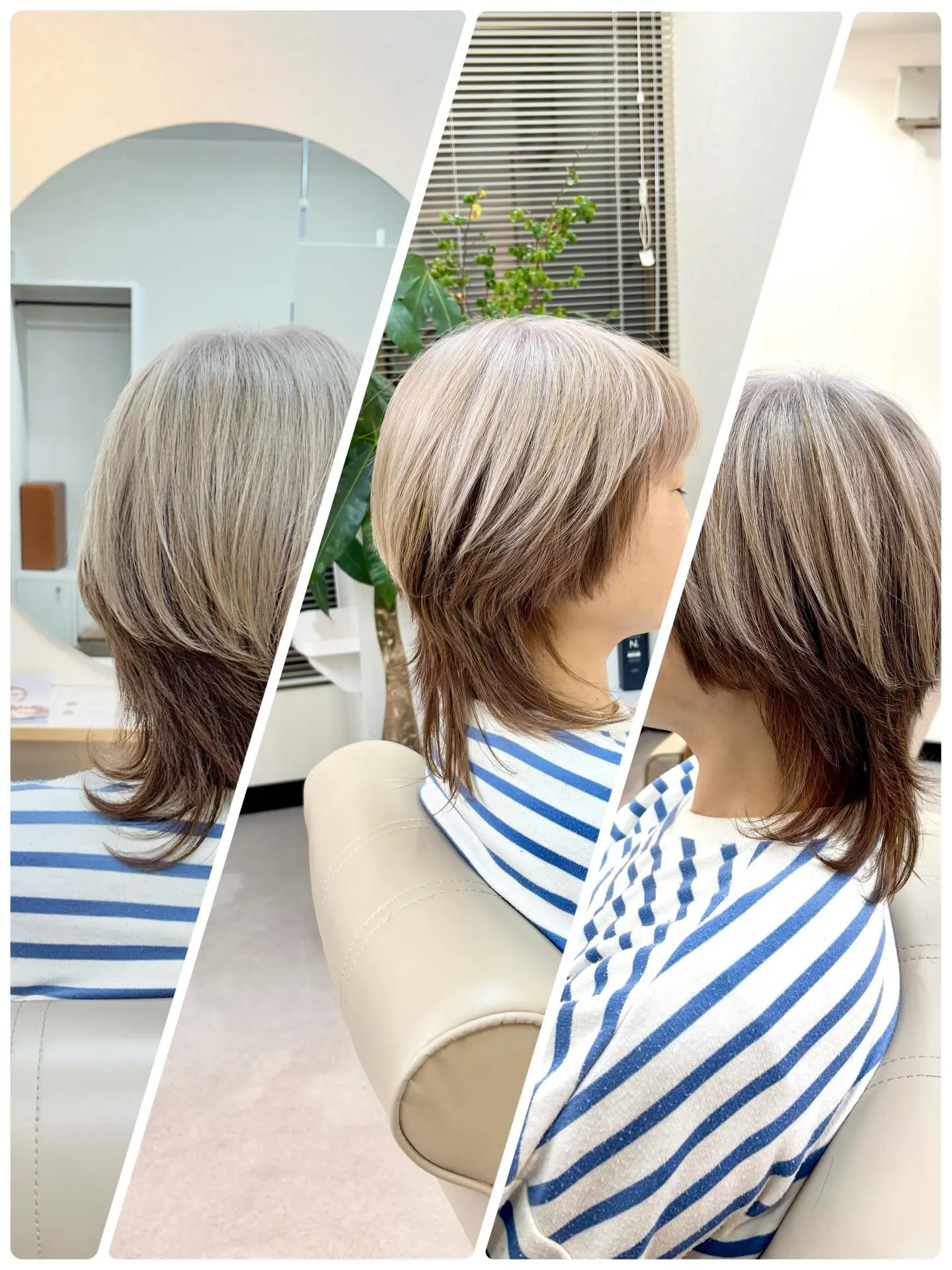 白髪をポジティブに活かしたい方に♪